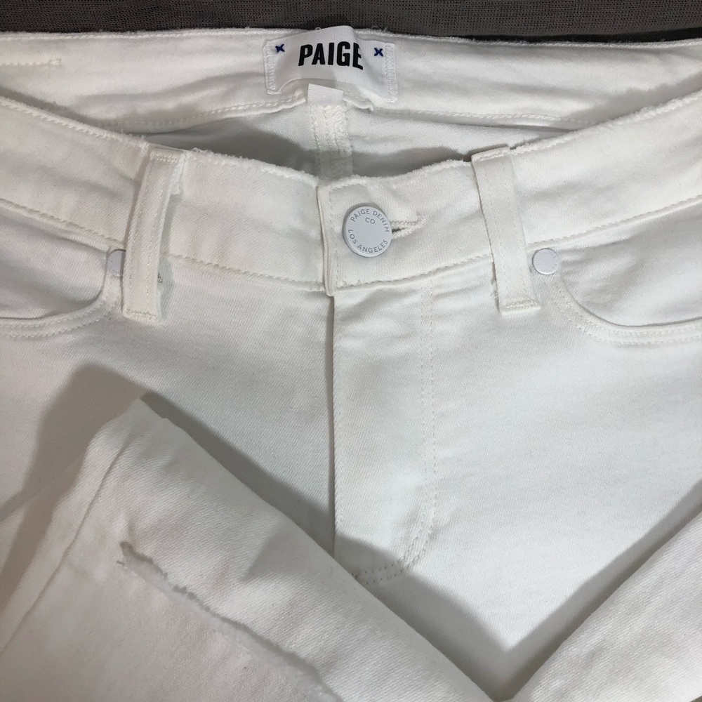 PAIGE White ANKLE Jeans Sz 29